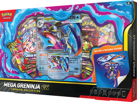 Pokémon TCG - Mega Greninja ex Premium Collection front