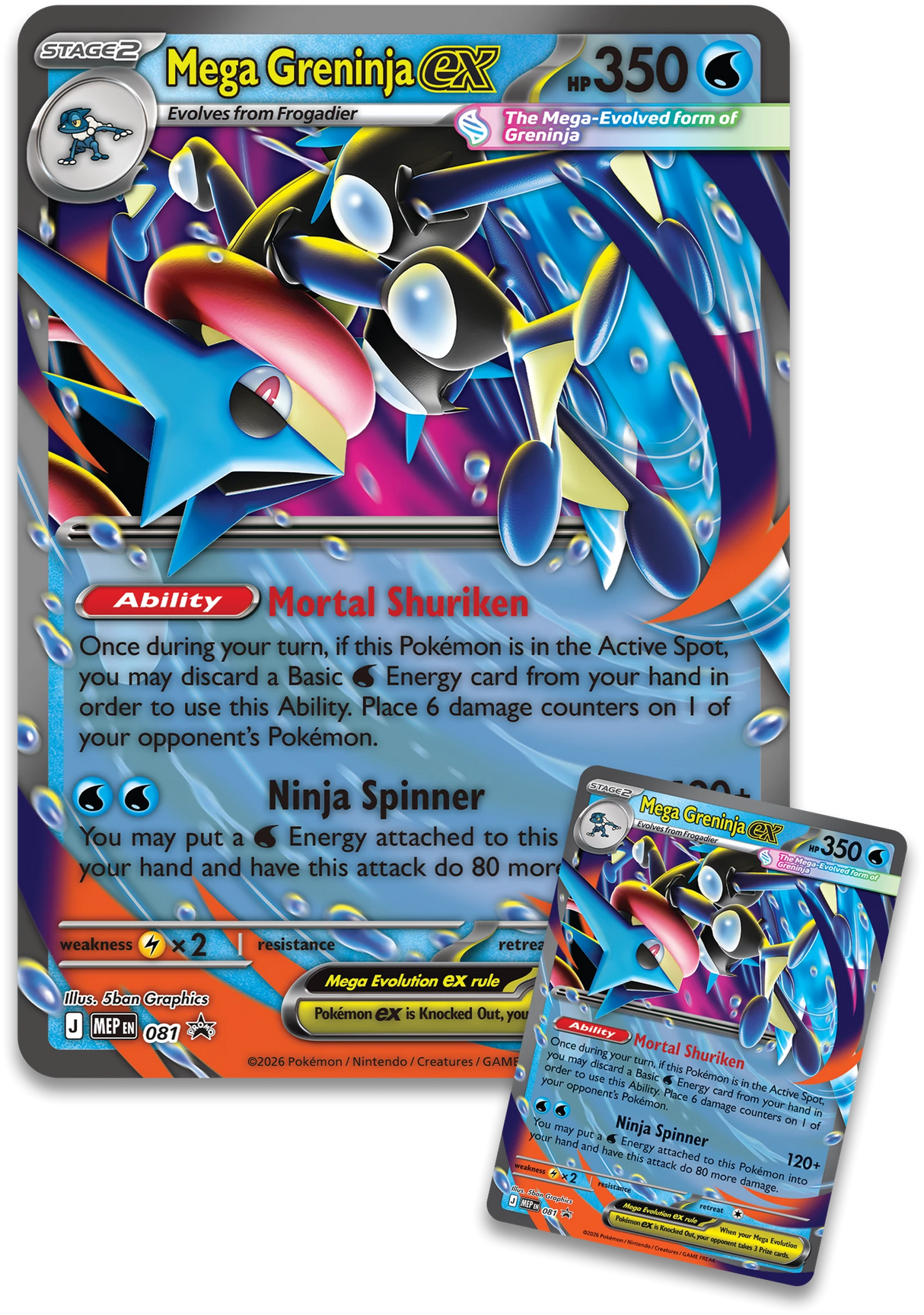Pokémon TCG - Mega Greninja ex Premium Collection