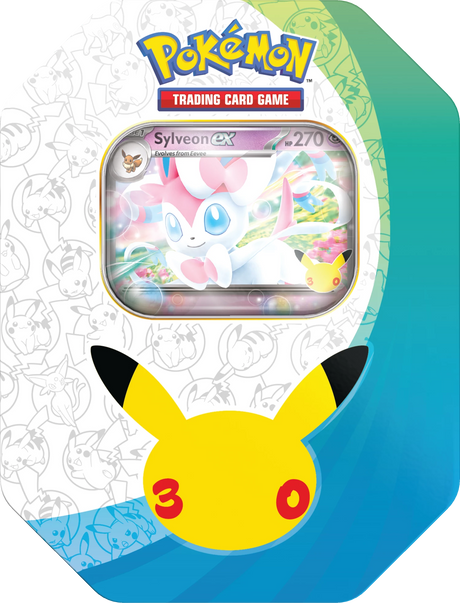 Pokémon TCG - 30th Celebration ex Tin Sylveon Laschocards