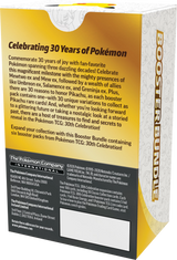 Pokémon TCG - 30th Celebration Booster Bundle Laschocards back