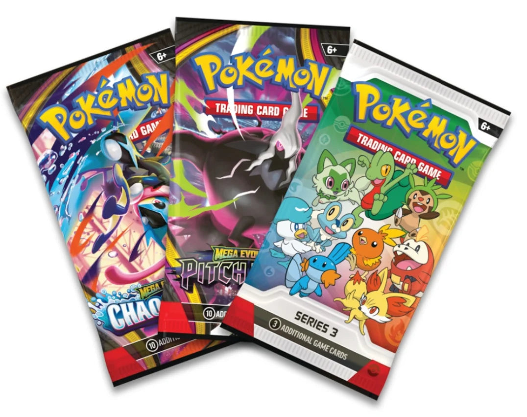 Pokémon TCG - First Partner Illustration Collection Series 3 laschocards front booster packs