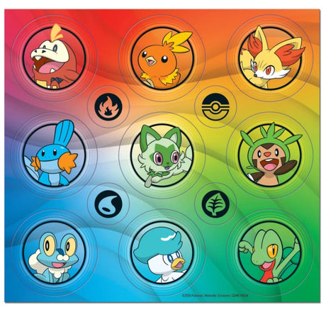 Pokémon TCG - First Partner Illustration Collection Series 3 laschocards front stickers