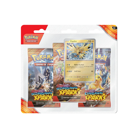 Pokémon TCG - Surging Sparks 3-Pack Blister