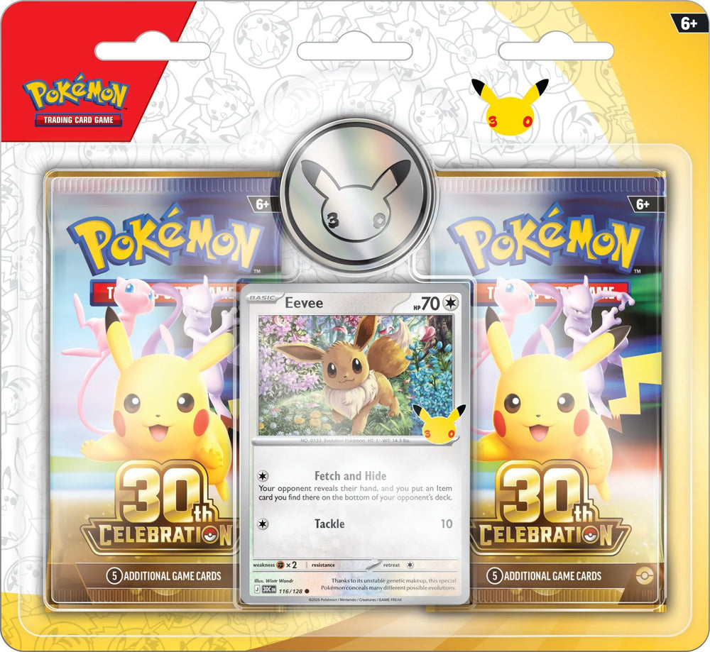 Pokémon TCG - 30th Celebration 2-Pack Blister Laschocards front