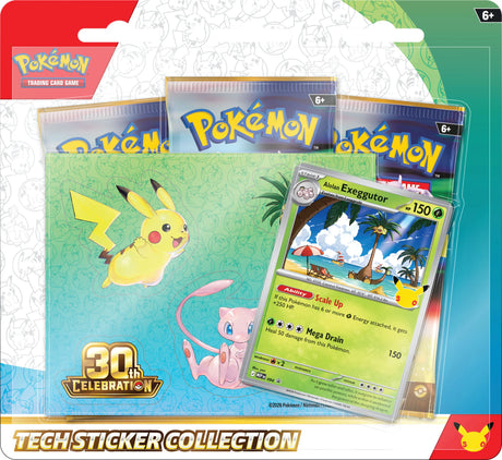 Pokémon TCG - 30th Celebration Tech Sticker Collection Alolan Exeggutor Laschocards