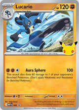 Pokémon TCG - 30th Celebration Tech Sticker Collection Promo Lucario Laschocards