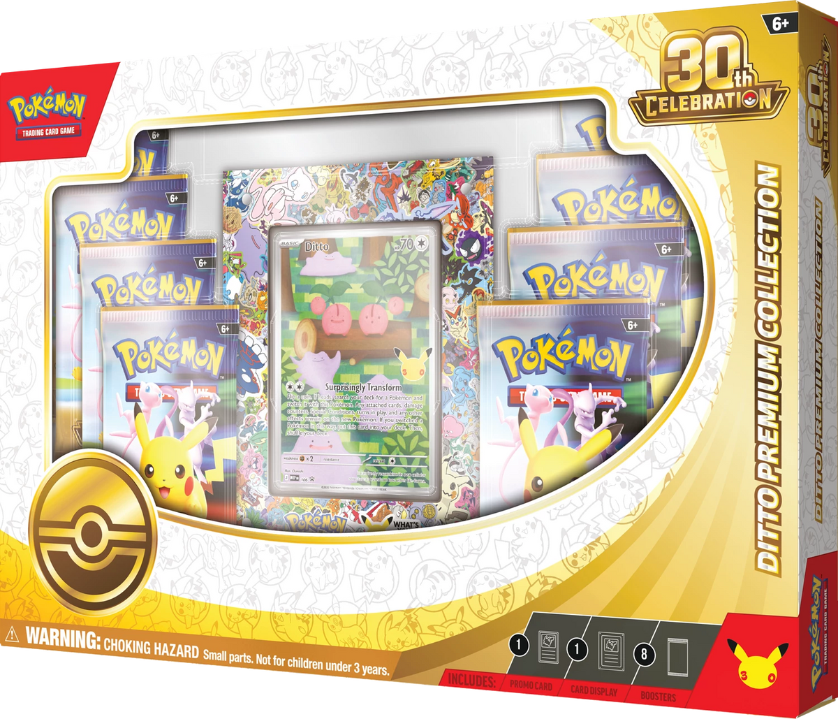 Pokémon TCG - 30th Celebration Ditto Premium Collection Laschocards left