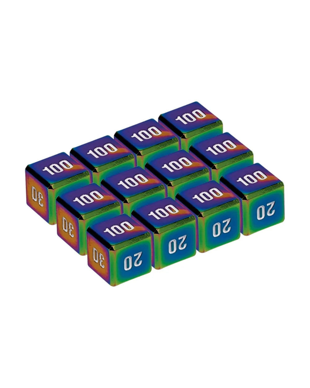 Pokémon 30th Celebration Futuristic Box laschocards dice