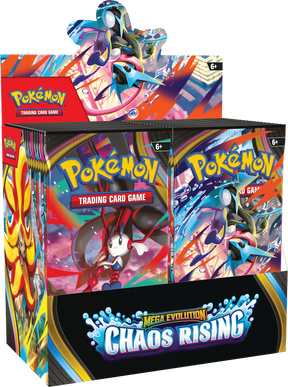 Pokémon TCG - Mega Evolution: Chaos Rising Booster Box Display