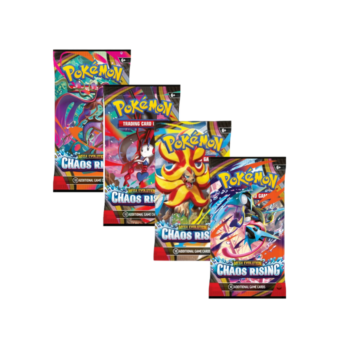 Pokémon TCG - Mega Evolution: Chaos Rising Booster Pack Artset