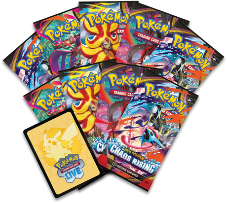 Pokémon TCG - Mega Evolution: Chaos Rising ETB Elite Trainer Box booster