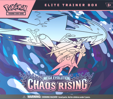 Pokémon TCG - Mega Evolution: Chaos Rising ETB Elite Trainer Box front
