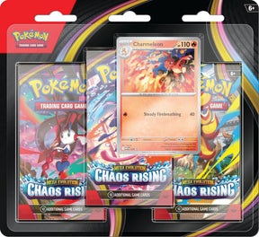 Pokémon TCG - Mega Evolution: Chaos Rising 3-Pack Blister