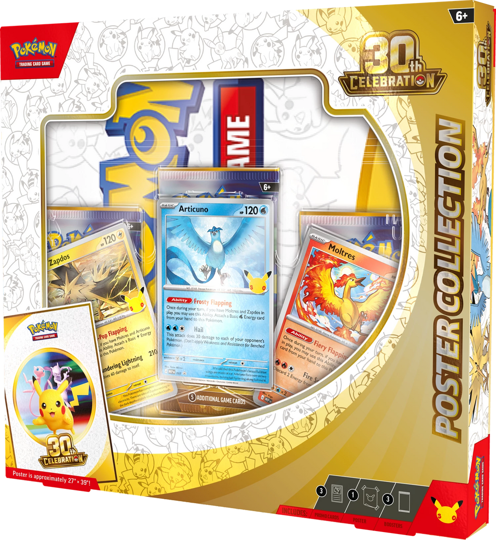 Pokémon TCG - 30th Celebration Poster Collection Laschocards left