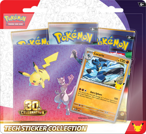 Pokémon TCG - 30th Celebration Tech Sticker Collection Lucario Laschocards