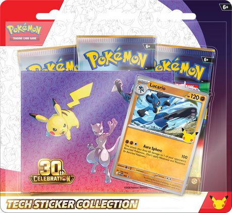 Pokémon TCG - 30th Celebration Tech Sticker Collection Lucario Laschocards