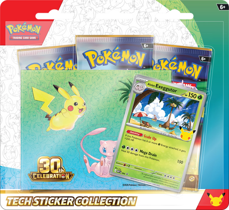 Pokémon TCG - 30th Celebration Tech Sticker Collection Alolan Exeggutor Laschocards