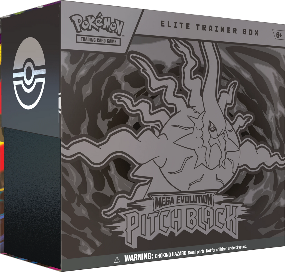 Pokémon TCG - Mega Evolution: Pitch Black ETB Elite Trainer Box laschocards front