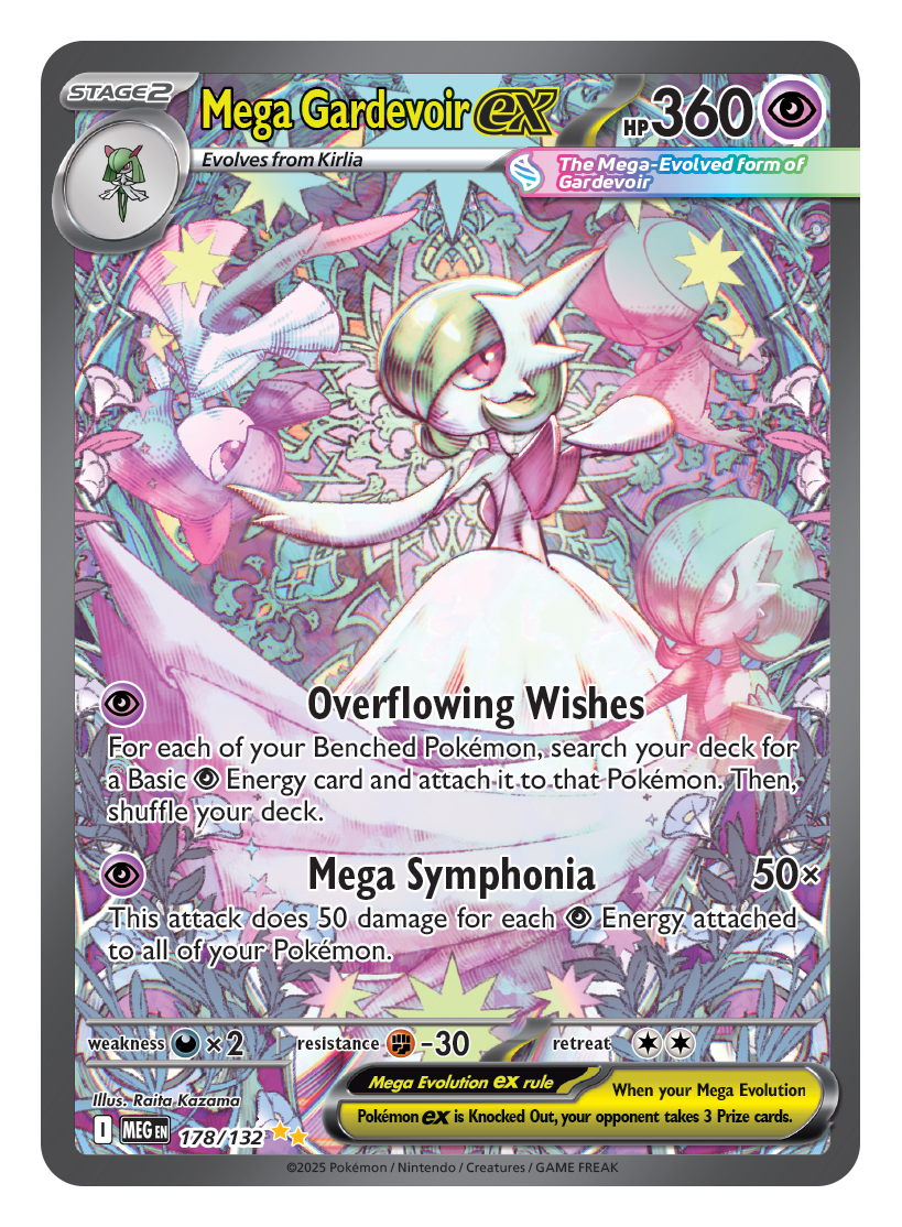 Mega Gardevoir ex ME01 Mega Evolutions 