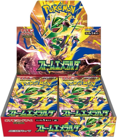 Pokémon TCG - Mega: Storm Emeralda Booster Box JPN m6 laschocards