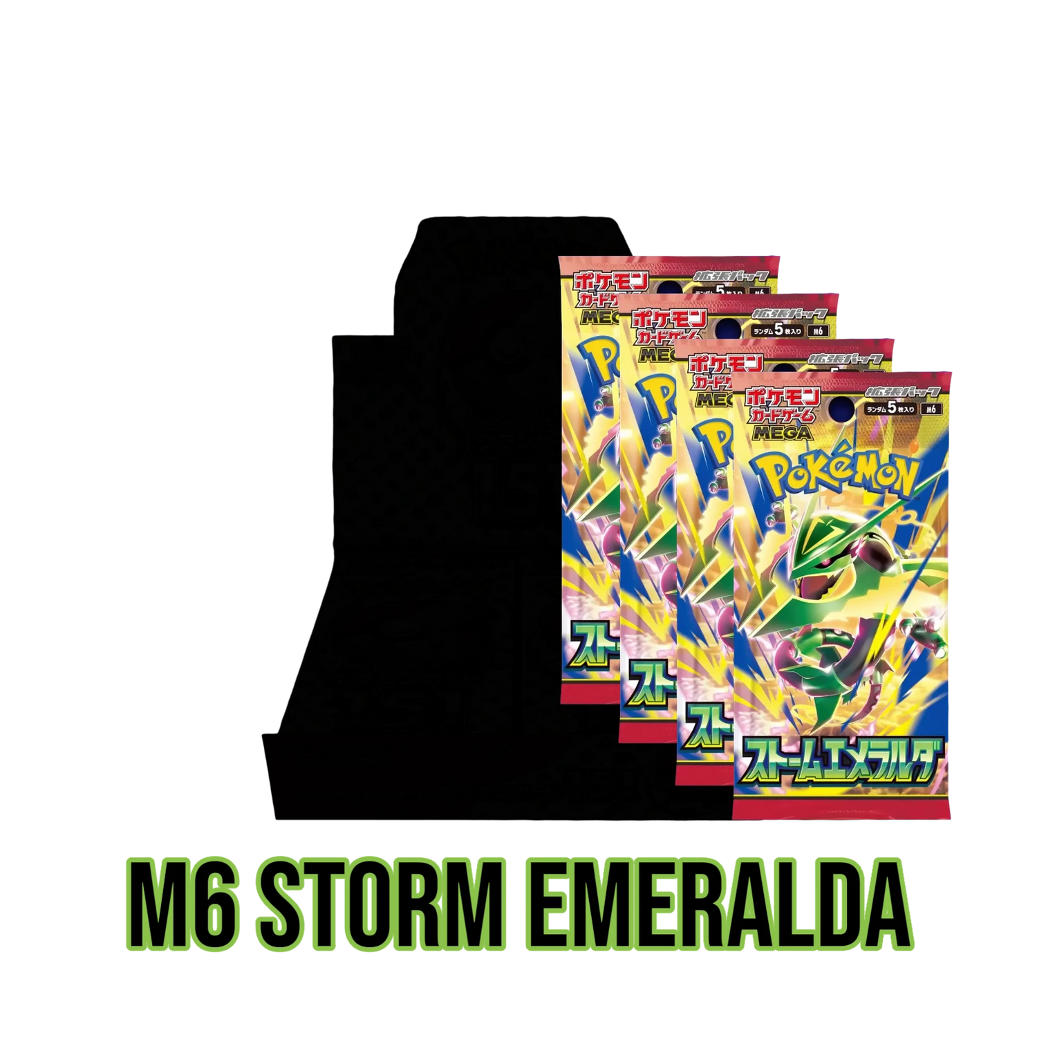 Pokémon TCG - Mega: Storm Emeralda Booster Box JPN m6 laschocards 