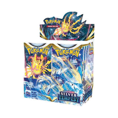 Pokémon TCG - Sword & Shield: Silver Tempest Booster Box Display