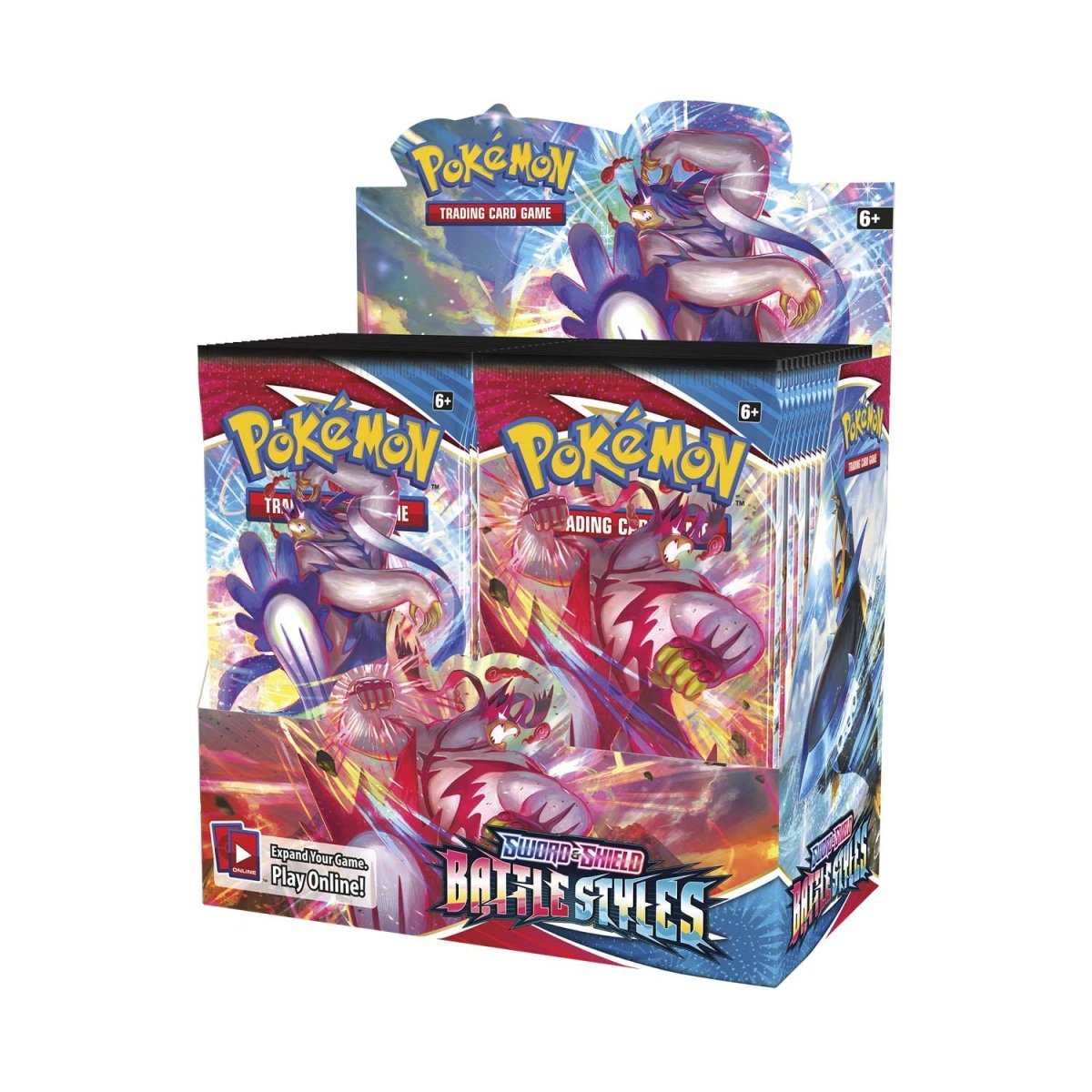 Pokémon TCG - Sword & Shield: Battle Styles Booster Box Display