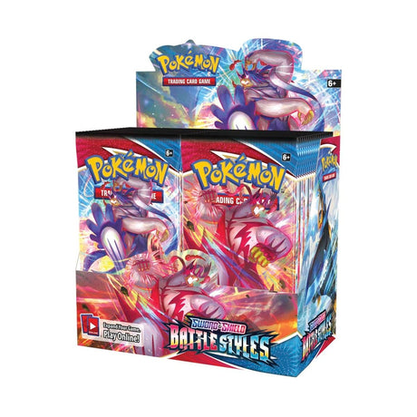 Pokémon TCG - Sword & Shield: Battle Styles Booster Box Display