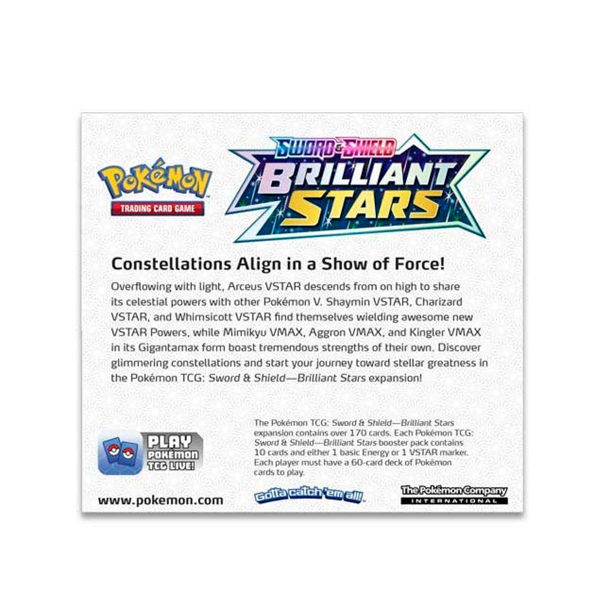 Pokémon TCG - Sword Shield: Brilliant Stars Box Display