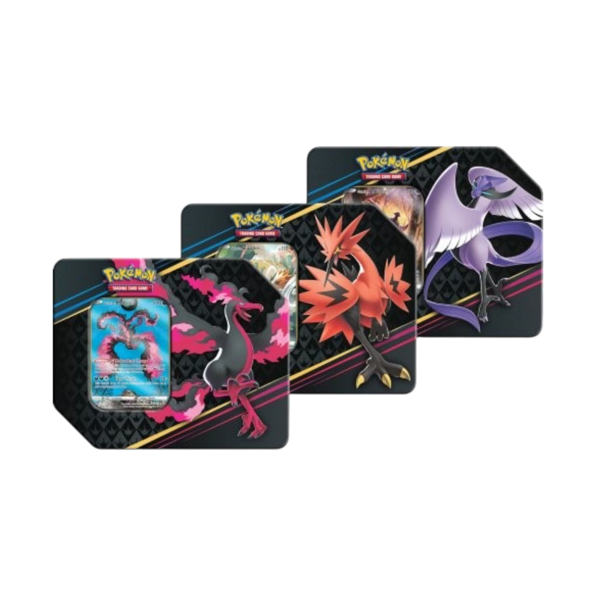 Pokémon TCG - Crown Zenith Galarian Tin Box Set of 3 (US Version)