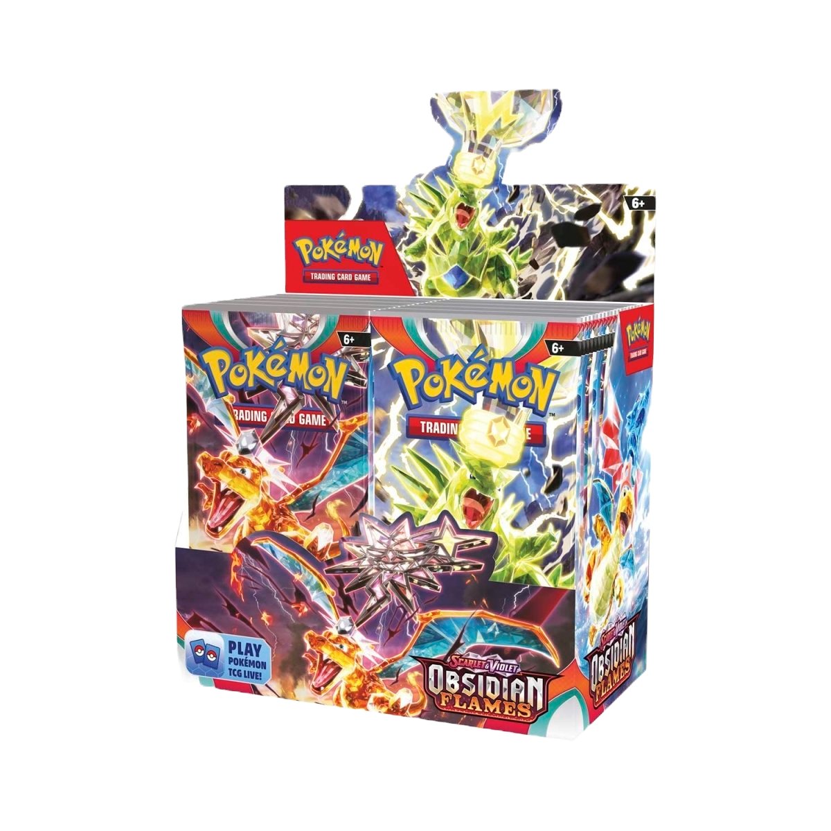 Pokémon TCG - Scarlet & Violet: Obsidian Flames Booster Box Display