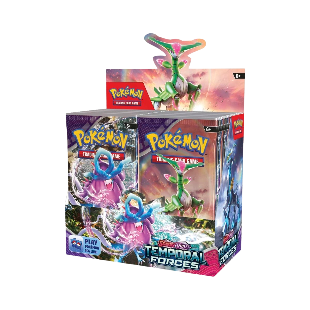 Pokémon TCG - Scarlet & Violet: Temporal Forces Booster Box Display