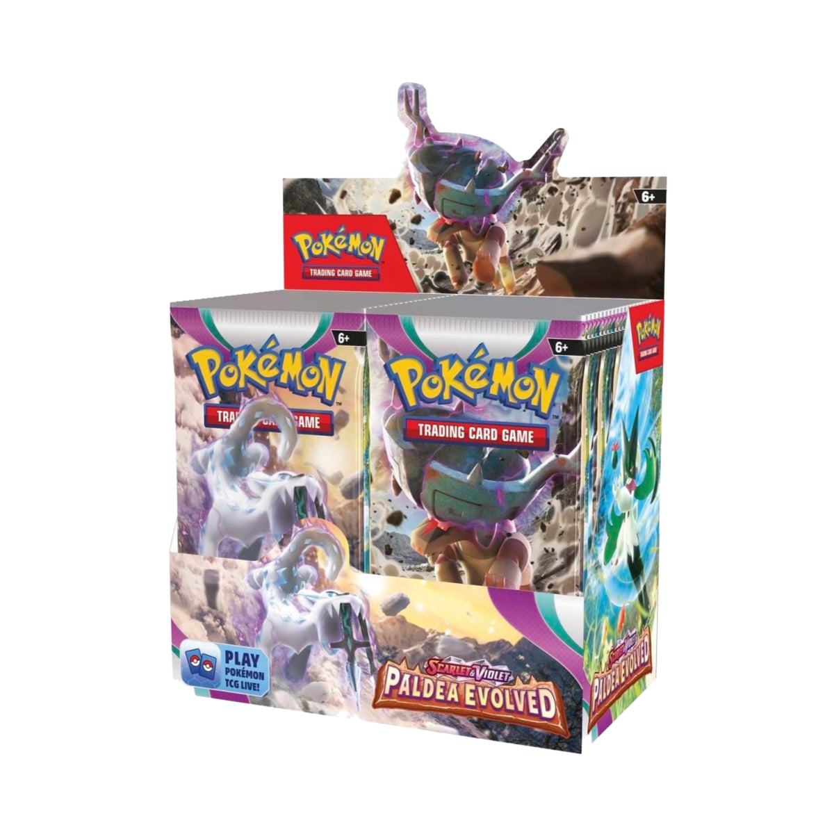 Pokémon TCG - Scarlet & Violet: Paldea Evolved Booster Box Display