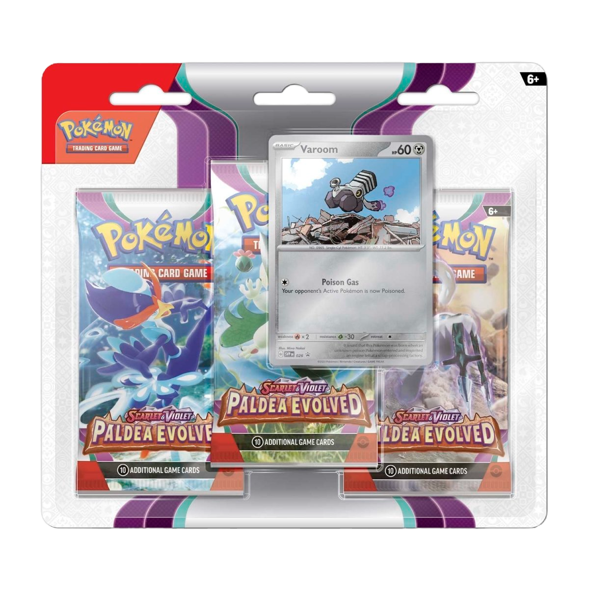 Pokémon TCG - Paldea Evolved 3-Pack Blister