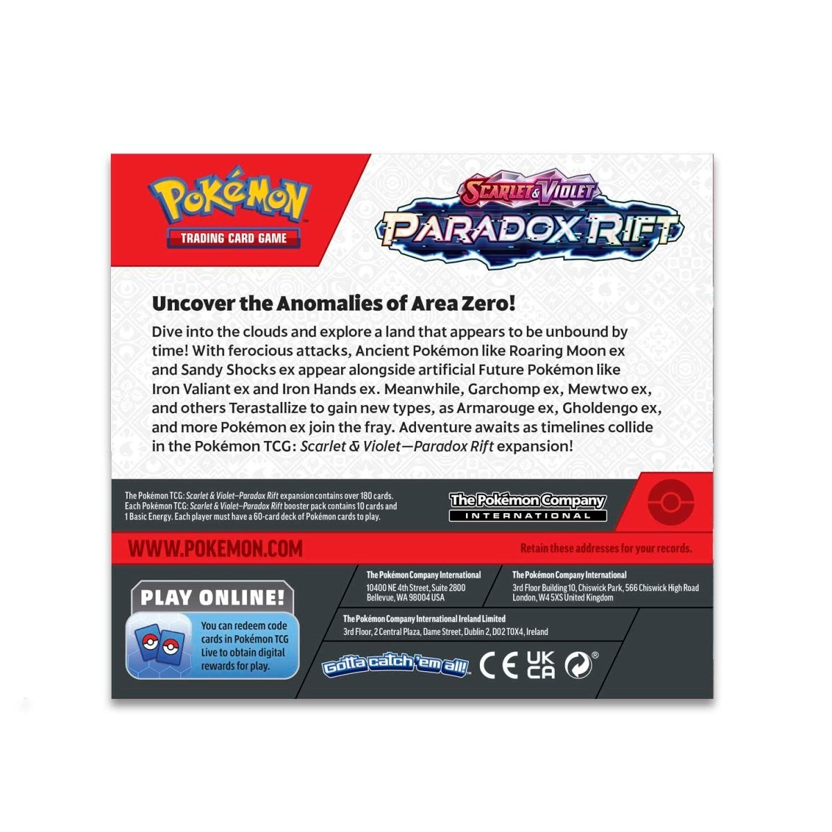 Pokémon TCG - Scarlet & Violet: Paradox Rift Booster Box