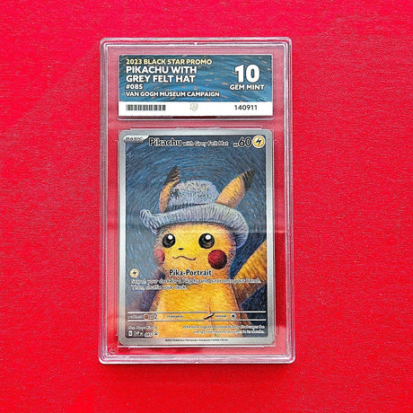 Pokémon TCG - Pikachu with grey felt hat Van Gogh Promo (ACE 10)