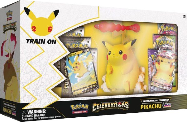 Pokémon TCG - Celebrations: Pikachu VMAX Figure Collection Box