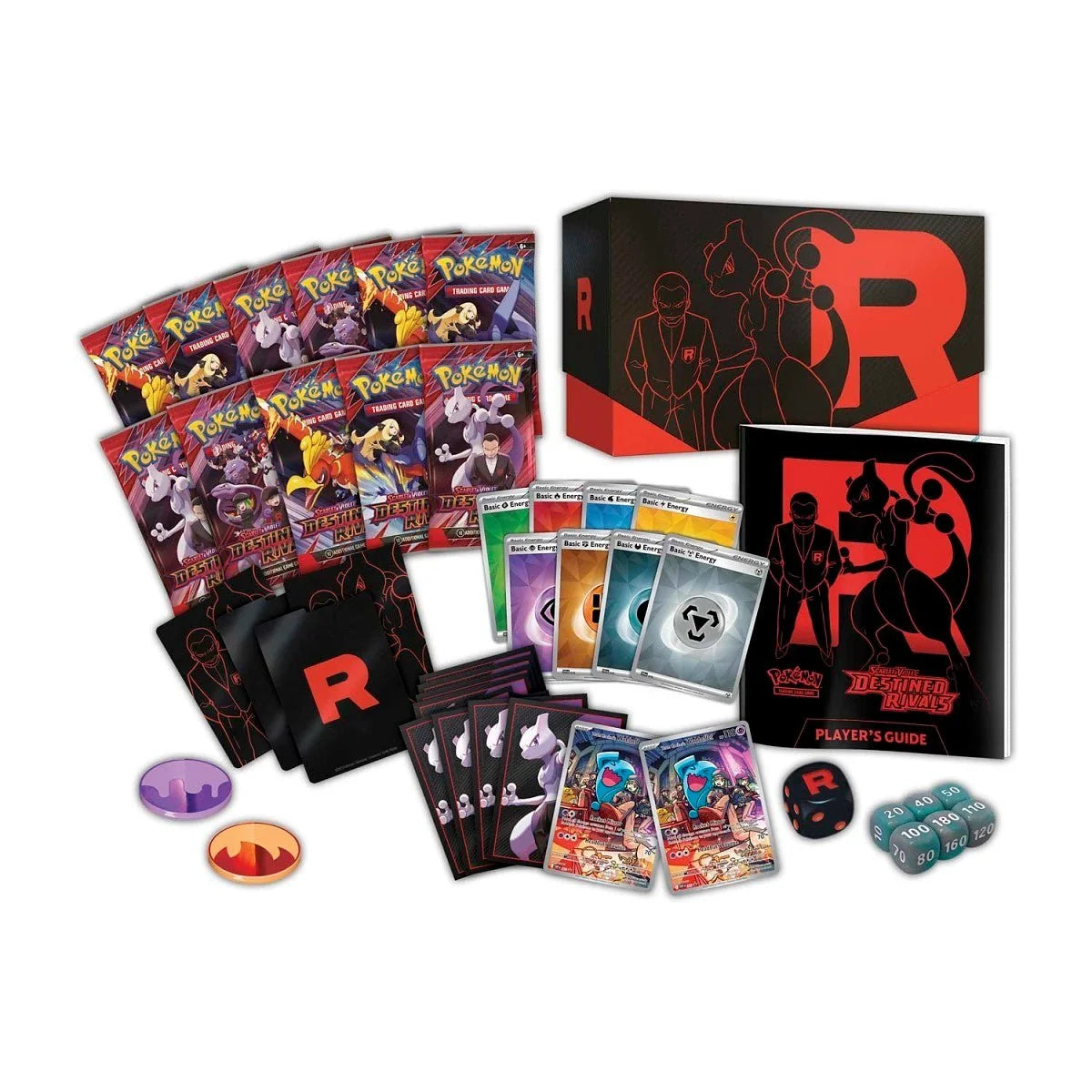 Pokémon TCG - Scarlet & Violet SV10: Destined Rivals ETB Elite Trainer Box inhalt