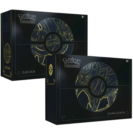 Pokémon Set -  Sword & Shield Elite Trainer Box Plus Zacian & Zamazenta Set