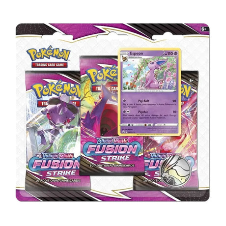 Pokémon TCG - Fusion Strike 3-Pack Blister Eevee-LaschoCards