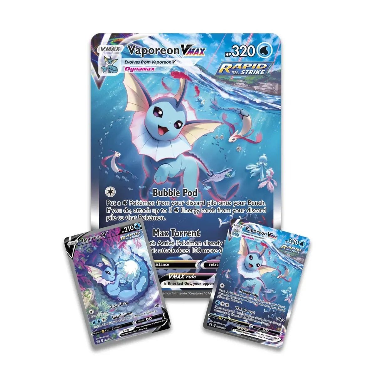 Pokémon TCG - Jolteon Flareon Vaporeon VMAX Premium Collection US-LaschoCards