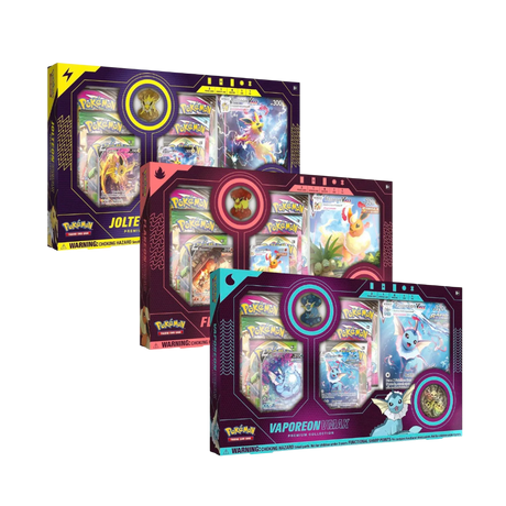 Pokémon TCG - Jolteon Flareon Vaporeon VMAX Premium Collection US-LaschoCards