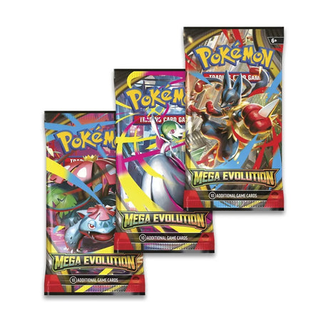 Pokémon TCG - ME01 Mega Evolution: Base 3-Pack Blister