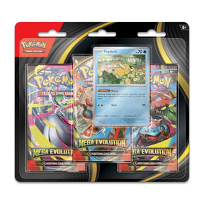 Pokémon TCG - ME01 Mega Evolution: Base 3-Pack Blister-LaschoCards