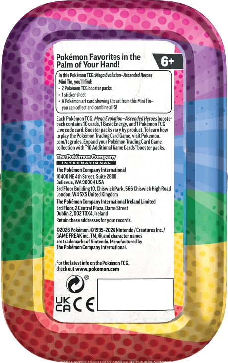 Pokémon TCG - Mega Evolution: Ascended Heroes Mini Tin-LaschoCards