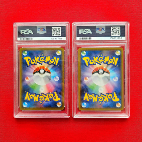 Pokémon TCG - Pikachu 227 & Cramorant 226 PSA 10 JPN Stamp Box Promo-LaschoCards