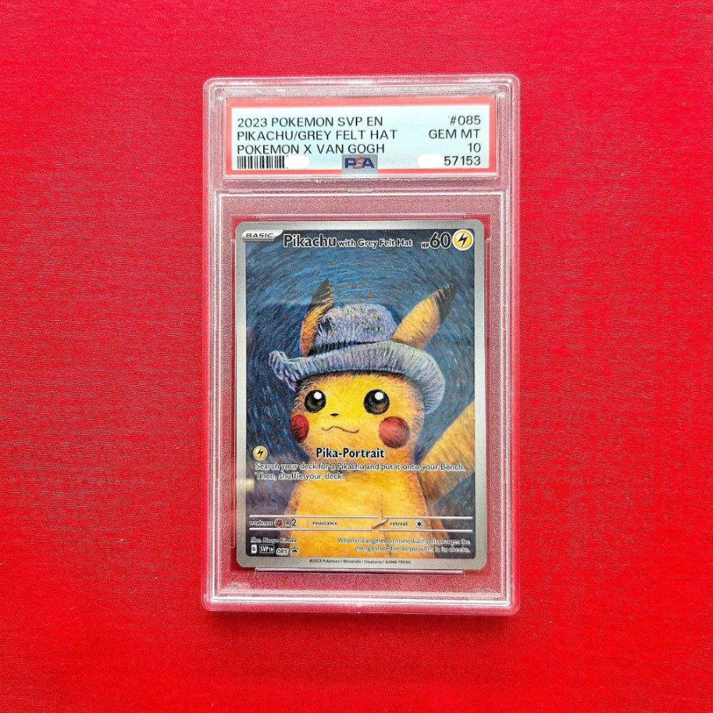 Pokmon TCG - Pikachu with gray felt hat Van Gogh Promo (PSA 10) LaschoCards Pokmon TCG - Pikachu with gray felt hat Van Gogh Promo (PSA 10) LaschoCards