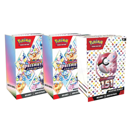 Pokémon TCG - Prismatic Evolutions & Pokémon 151 Bundle Deal-LaschoCards