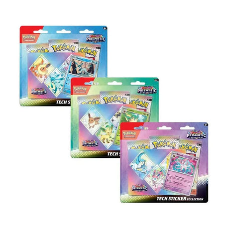 Pokémon TCG - Prismatic Evolutions Tech Sticker Collection Set of 3-LaschoCards
