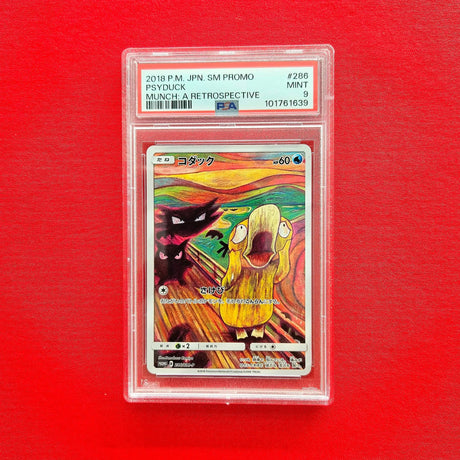 Pokémon TCG - Psyduck Munch Scream Promo Japanese 2018 (PSA 9) front